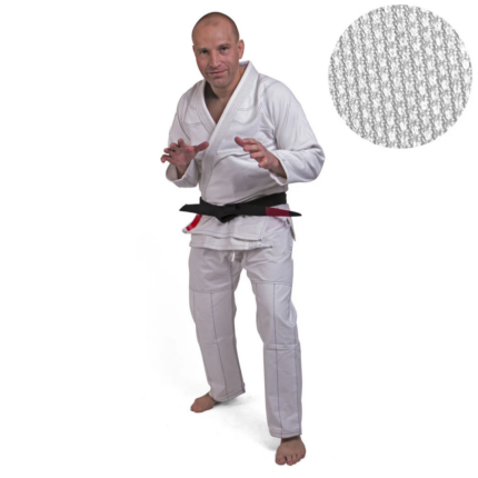 Perifecta BJJ Gi Pearl Weave Uniform - white